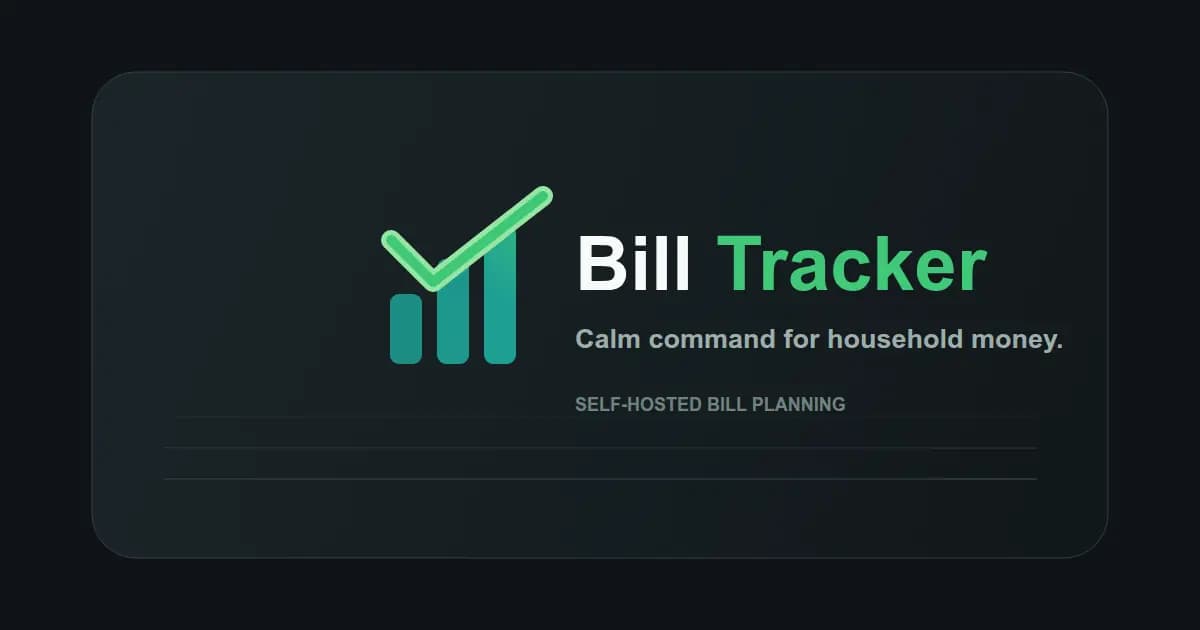 Bill Tracker product preview